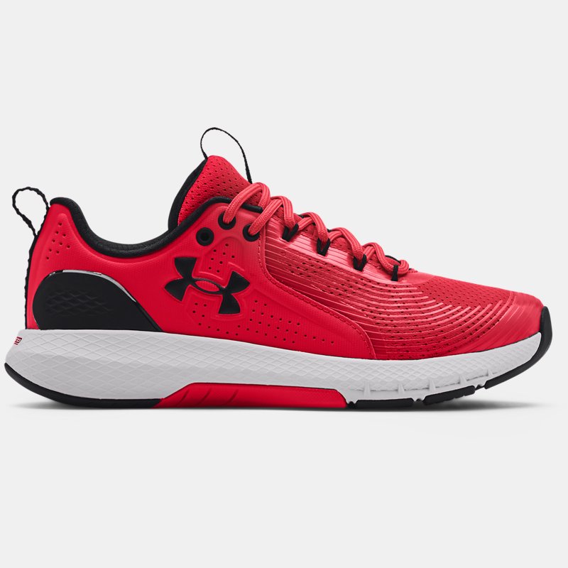 Men's  Under Armour  Charged Commit 3 Training Shoes Red / Halo Gray / Black 6 (EU 40)